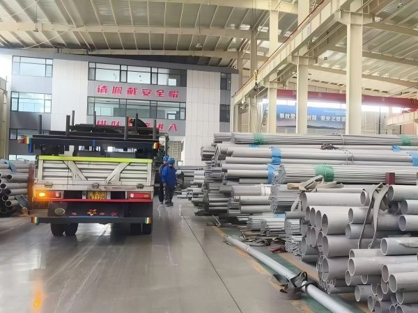 不銹鋼管發貨現場